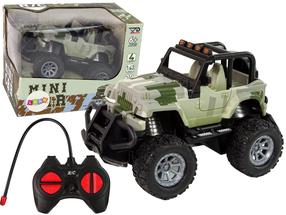 Rc maastikuauto Lean Toys Mini, 1:43, roheline v.
