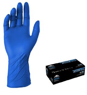 Darbo pirštinės vienkartinės Active Gear Active Dext, suaugusiems, mėlyna sp., 8/M, 50 vnt.