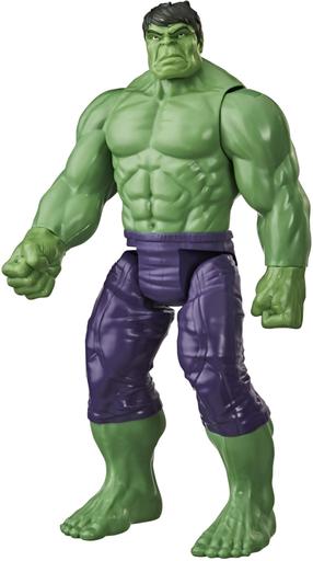 Žaislinė figūrėlė Hasbro Avengers Titan Hero Series Deluxe Hulk E74755L2, 30 cm, mėlyna sp./žalia sp.
