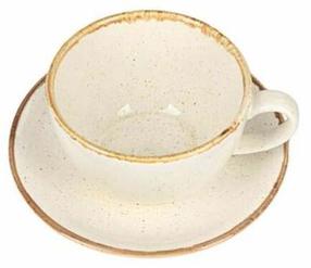  Tass alustassiga Porland Seasons, cappuccino v., 0.32 l