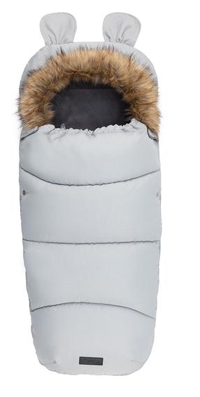 Talvine magamiskott beebile Momi Footmuff Footmuff, hall v., 95 cm x 45 cm