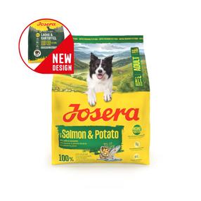 Sausas šunų maistas Josera Adult, lašiša/bulvės, 12.5 kg