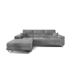 Kampinė sofa Armando Monolith 84, pilka sp., kairinė, 280 x 205 cm x 90 cm