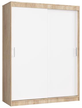 Spinta Akord, balta sp./sonoma ąžuolo sp., 60 cm x 150 cm x 200 cm