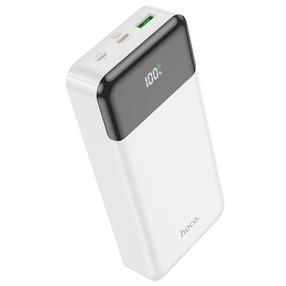 Lādētājs-akumulators (Power bank) Hoco, 20000 mAh, balta krās.