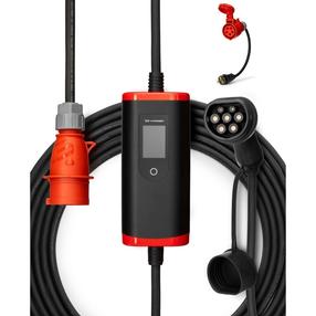 Elektromobilių įkrovimo kabelis Andaiic, type 2, 10 m, 11 kW
