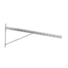 Konsole ar atbalstu Haushalt HH81308, 800x20 mm, pelēka