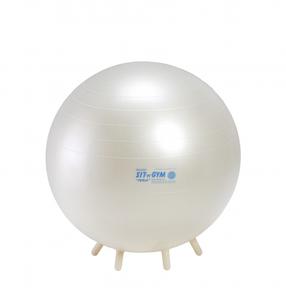Vingrošanas bumbas SIT'n'GYM Perla, balta krās., 55 cm