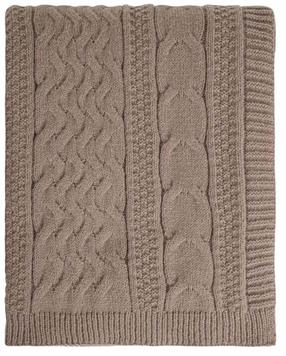 Pledas Homla Cozy Autumn Flave, taupe sp., 130 cm x 170 cm