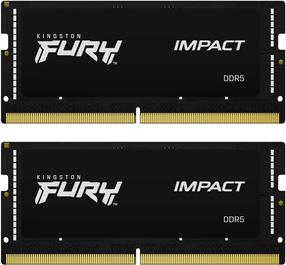 Оперативная память (RAM) Kingston Fury Impact KF560S38IBK2-32, DDR5 (SO-DIMM), 32 GB, 6000 MHz