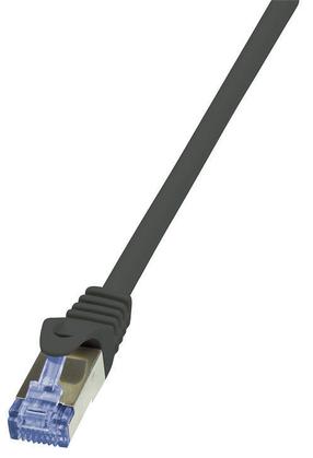 Laidas Logilink Cat.6A from Cat.7 600 MHz S/FTP PIMF PrimeLine RJ-45 8P8C, RJ-45 8P8C, 10 m, juoda sp.