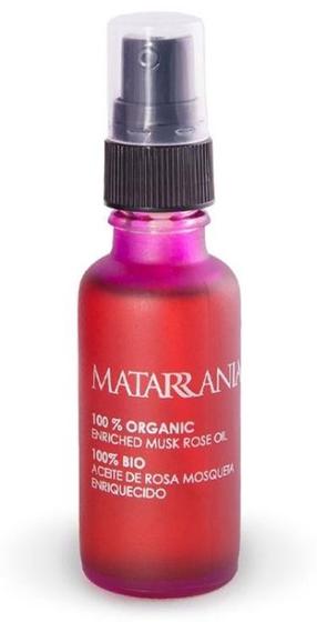 Sejas eļļa Matarrania 100% Organic Enriched Musk Rose, 30.0 ml, 18+