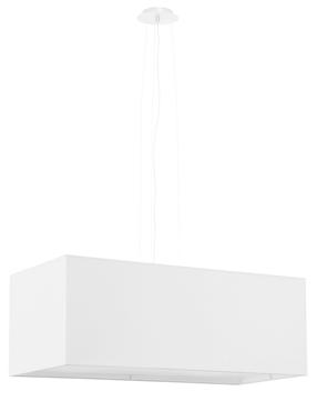 Šviestuvas kabinamas Sollux Santa Bis 80 SL.0779, E27, 3 x 60 W, balta sp. / balta sp.