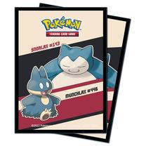 Žaidimo kortelių dėklas Ultra PRO Snorlax & Munchlax, EN