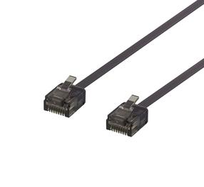 Võrgukaabel Deltaco RJ-45, RJ-45, must v.