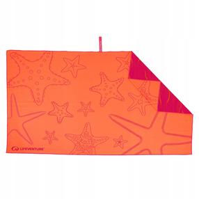 Pludmales dvielis Lifeventure Trek Starfish, oranža krās./rozā krās., 150 cm x 90 cm