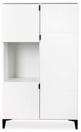 Skapītis LittleSky Mia Maxi, balta krās., 134 cm x 45 cm x 80 cm