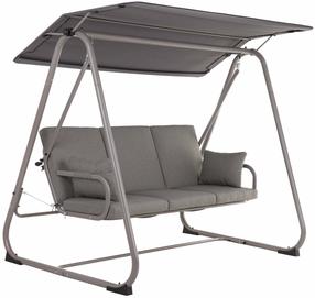Lauko sūpynės Patio Tivoli D060-06EW, pilka sp., 229 cm x 146 cm x 190 cm