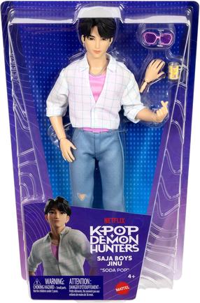 Kукла Кен Mattel KPop Demon Hunters Saja Boys Jinu JRN38, 30 см, многоцветный