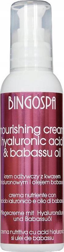 Veido kremas BingoSpa Nourishing with Hyaluronic Acid and Babassu Oil, 135 g