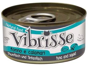 Šlapias kačių maistas Croci Vibrisse Natural Tuna and Squid, tunas/kalmarai, 0.07 kg