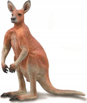 Žaislinė figūrėlė Collecta Red Kangaroo 88942, 8.8 cm, ruda sp.