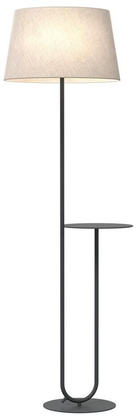Stāvlampa ar plauktu Emibig Hotel LP, 15 W, E27, bēša krās.
