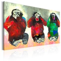 Reprodukcija Artgeist Three Wise Monkeys N4389-DKX, 90 cm x 60 cm