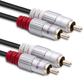Кабель Qoltec 2 x RCA - 2 x RCA 52336 2 x RCA male, 2 x RCA male, 1 м, черный цв.