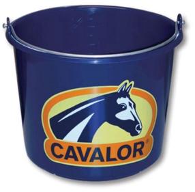 Zirga barošanas spainis Cavalor, 12 l, zila krās.