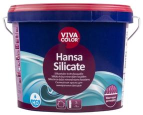 Фасадная краска Vivacolor Hansa Silicate, белый цв., 2.7 л