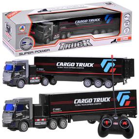  Rc sunkvežimis Cargo Truck, juoda sp.