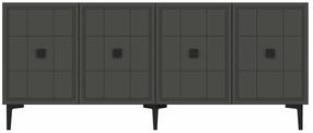 Konsolinis staliukas Kalune Design Yuka 150, antracito sp., 32 cm x 150 cm x 75 cm