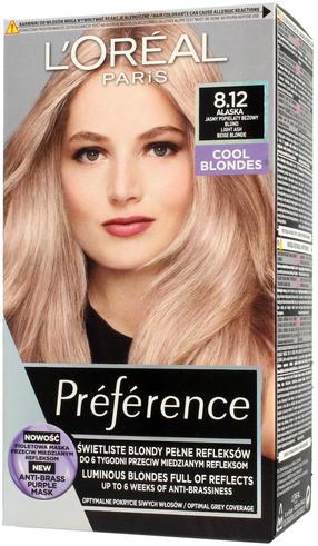 Plaukų dažai L’Oréal Paris Preference Cool Blondes, alaska sp., 8.12