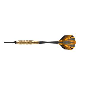Plastmasas šautriņas Harrows Club Brass 3x14gK, melnā krāsā, 43 mm