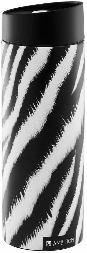 Termopuodelis Ambition Animal Zebra, 0.35 l, juoda sp.