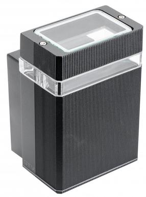 Sieninis lauko šviestuvas GTV Nessa, 50W, GU10, IP54, juoda sp., 10.5 cm x 15.5 cm