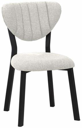 Valgomojo kėdė Kalune Design Elma 225ALN1105, matinė, kreminė sp., 45 cm x 47 cm x 85 cm