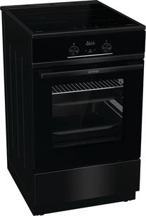 Elektrinė viryklė Gorenje Advanced Line GEIT5C60BPG, su apšvietimu, juoda sp., 7600 W Prekė su pažeista pakuote.