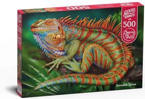Dėlionė CherryPazzi Incredible Iguana 20128, 50 cm x 34.5 cm, 500 vnt., įvairių spalvų
