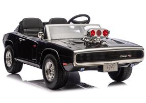 Детский электромобиль Lean Cars Dodge Charger R/T DLS-K12, черный цв.