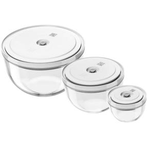 Pārtikas kastes komplekts Zwilling Fresh & Save, 0.35 - 4 l, caurspīdīga krās./balta krās., 3 gab.