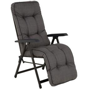 Āra krēsli Patio Lena Plus H024-07PB, pelēka krās., 80 cm x 58 cm x 107 cm