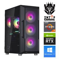 Stacionarus kompiuteris Intop Ryzen 7 5700X, 2500 GB, DDR4 32 GB, SSD+HDD 500 GB 2 TB, Nvidia GeForce RTX3050 6 GB GDDR6, Windows 11 Home