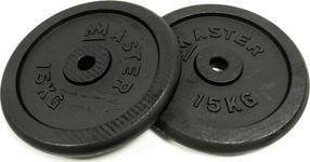 Дисковый вес Master, 2 x 15 кг