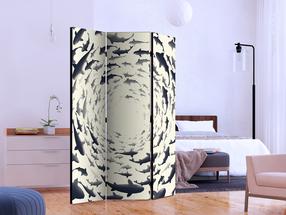 Širma Artgeist Fish Swirl Paraventtc0079, įvairių spalvų, 135 cm x 172 cm