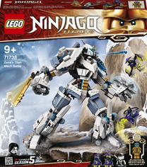 Konstruktorius LEGO Ninjago Zane titano roboto kova 71738, 840 vnt.