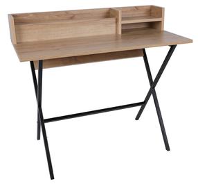 Rašomasis stalas Kalune Design Havana 811MDD3814, 100 cm x 89 cm, 50 cm, ąžuolo sp.