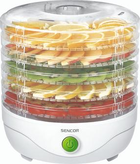 Vaisių ir daržovių džiovintuvas Sencor SFD 750 White, 250 W
