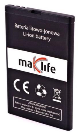 Baterija Maxlife, Li-ion, 1050 mAh